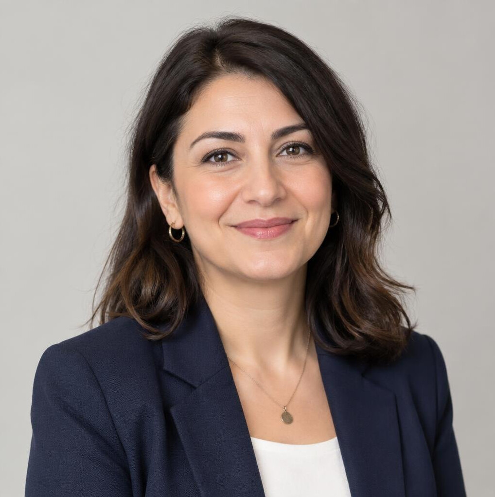 Turkish female journalism trainer portrait
